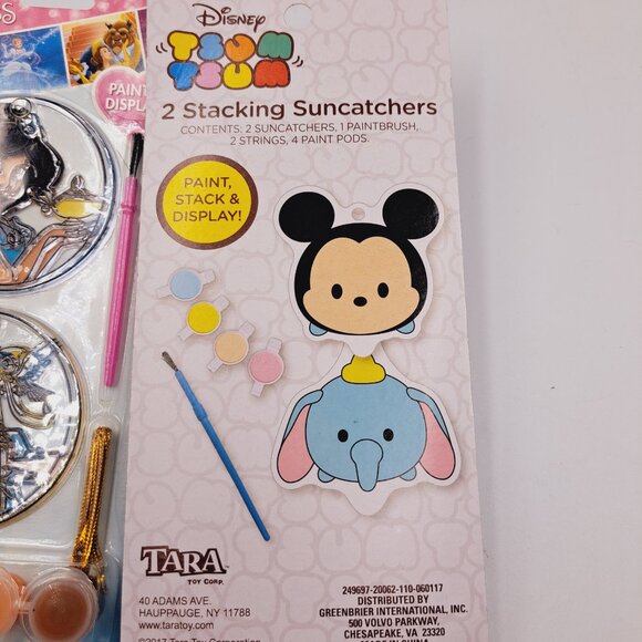 Disney Princess & Stacking Tsum Tsum Kids Art & Craft Paint Your Own Suncatchers - Picture 5 of 8
